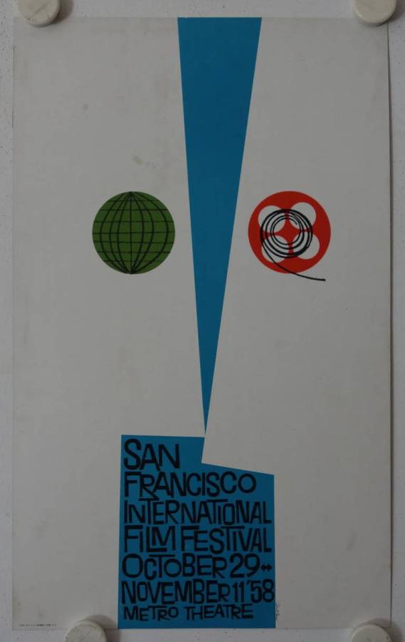 San Francisco Film Festival 1958 original release US Festival movie poster